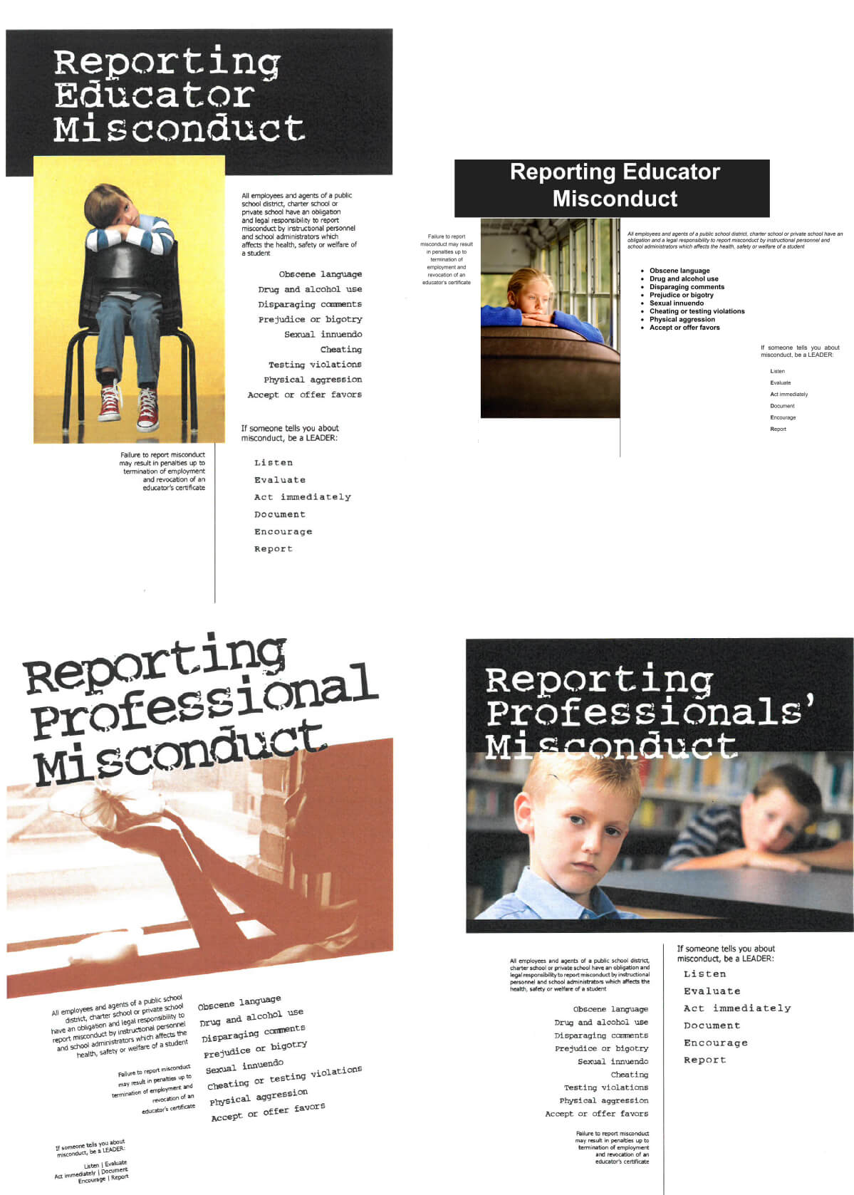 Report Professional Misconduct Document